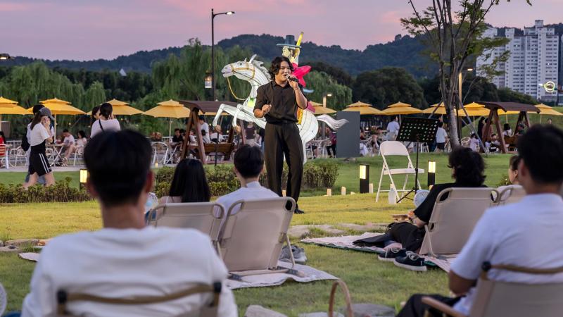 빛이 흐르는 진주의 밤